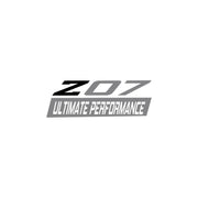 2005-2019 Corvette Spoiler Z07 Med Decal - Gloss Black Z Matte Gray 07 W/ Ult Perf Script - CA-79265-Corvette-Store-Online