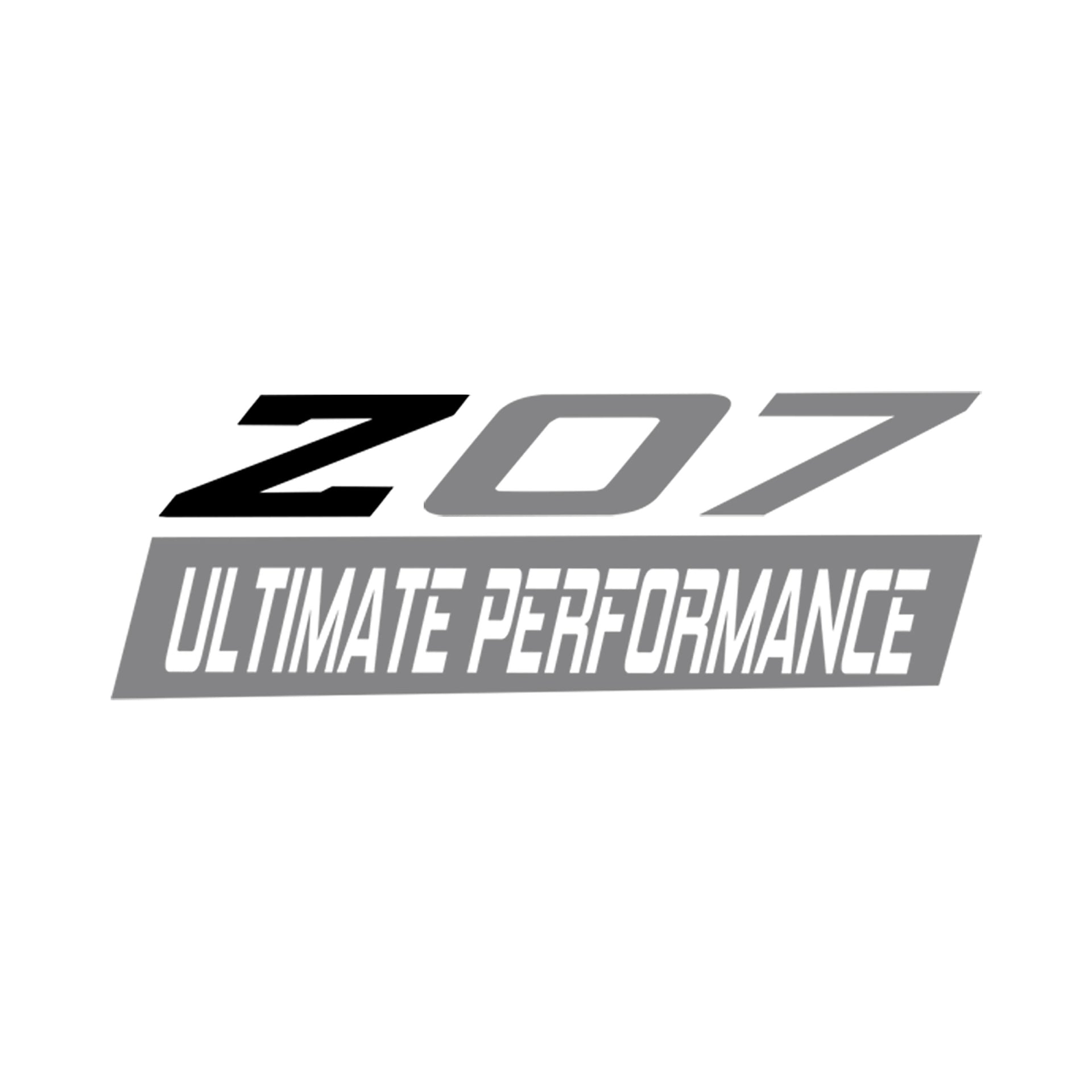 2005-2019 Corvette Spoiler Z07 Large Decal - Gloss Black Z Matte Gray 07 W/ Ult Perf Script - CA-79267-Corvette-Store-Online