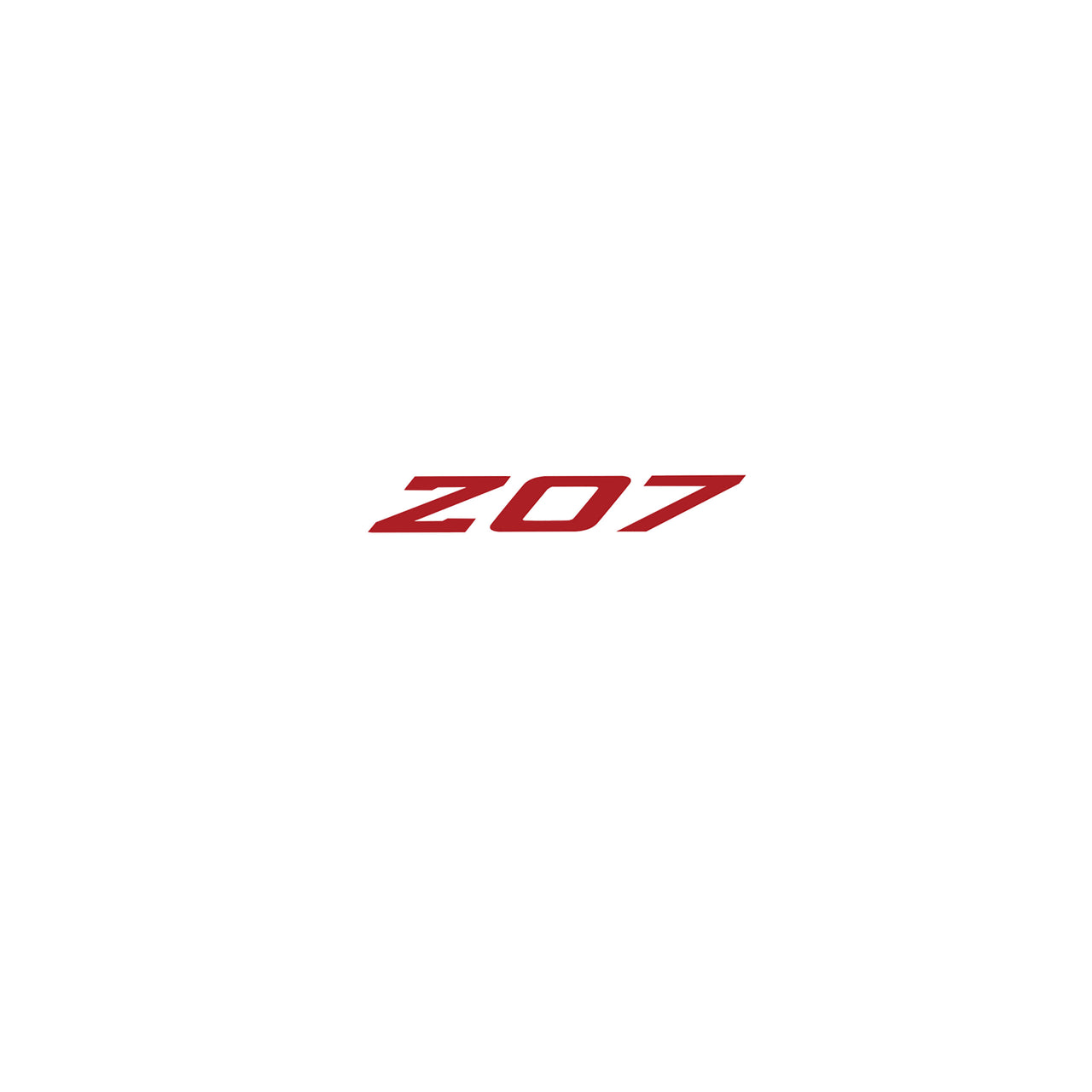 2005-2019 Corvette Spoiler Z07 Small Decal - Gloss Red Z Gloss Red 07 - CA-79271-Corvette-Store-Online