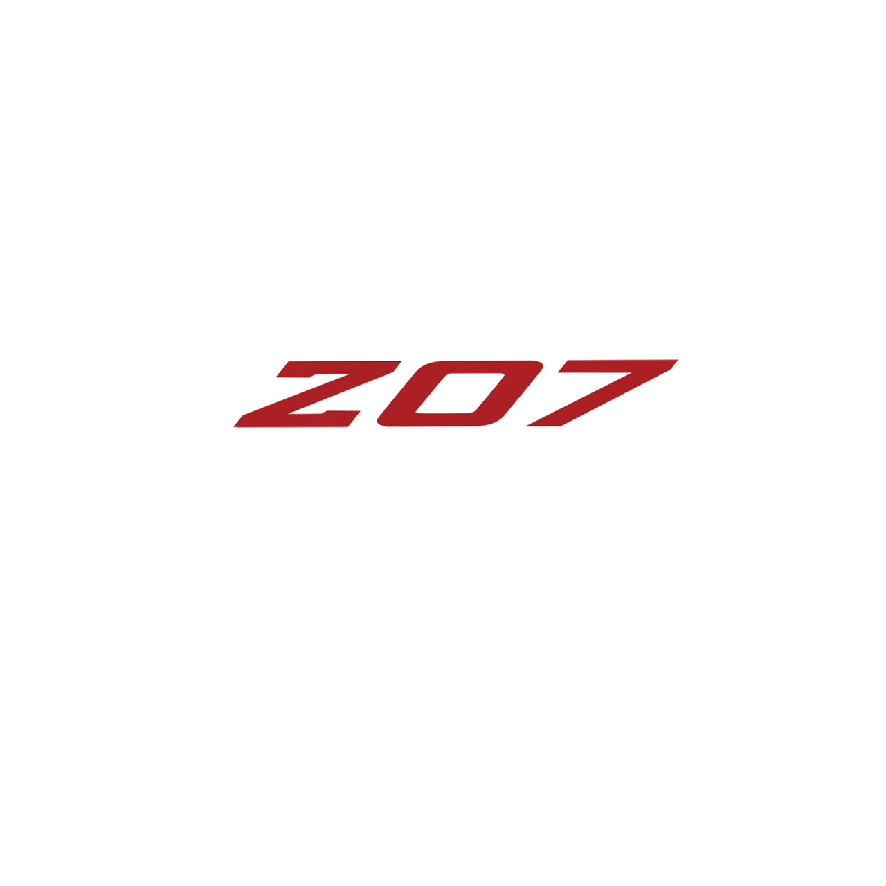2005-2019 Corvette Spoiler Z07 Med Decal - Gloss Red Z Gloss Red 07 - CA-79272-Corvette-Store-Online