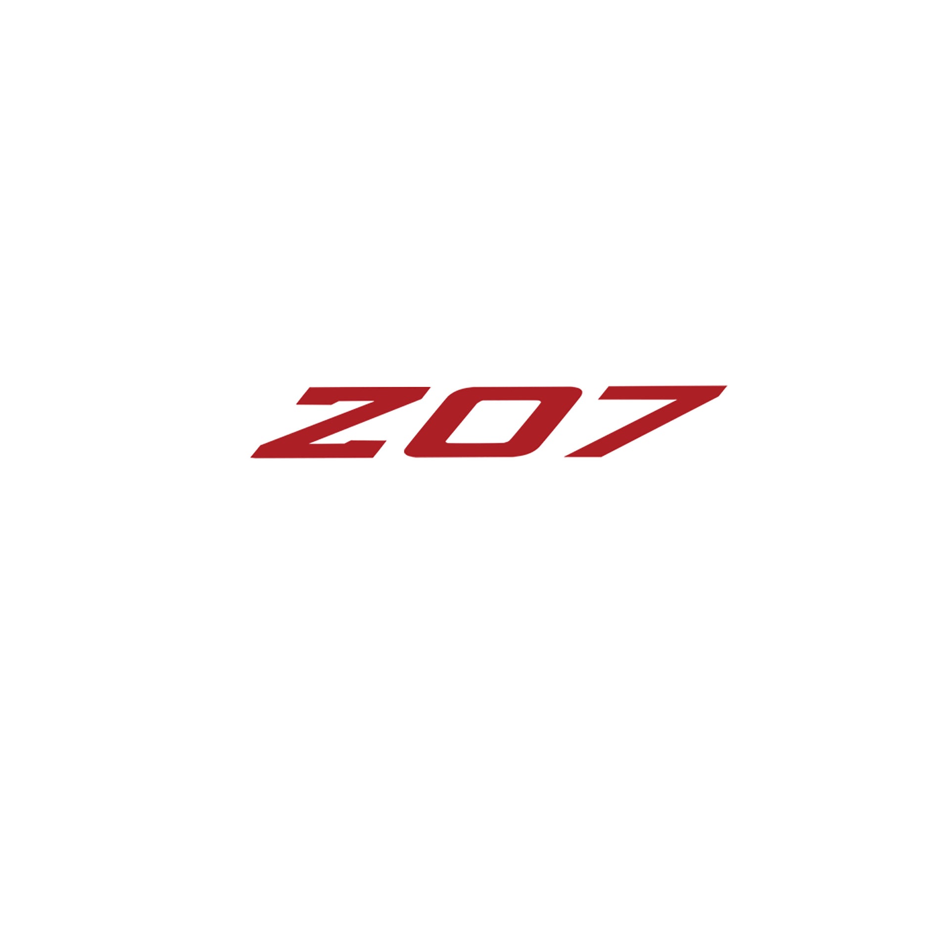 2005-2019 Corvette Spoiler Z07 Med Decal - Gloss Red Z Gloss Red 07 - CA-79272-Corvette-Store-Online