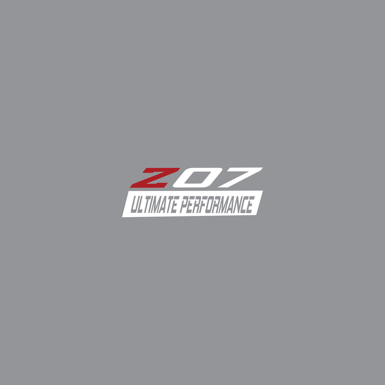 2005-2019 Corvette Spoiler Z07 Small Decal - Gloss Red Z Gloss White 07 W/ Ult Perf Script - CA-79274-Corvette-Store-Online