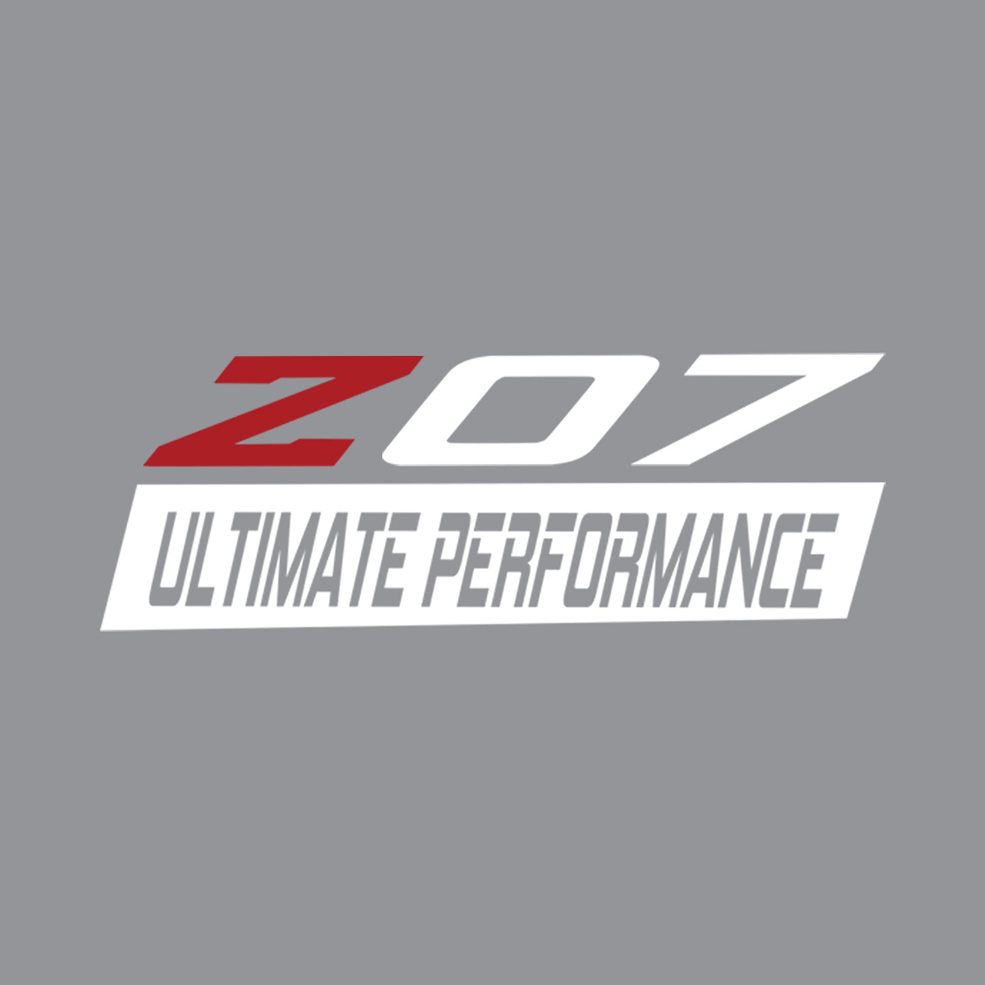 2005-2019 Corvette Spoiler Z07 Large Decal - Gloss Red Z Gloss White 07 W/ Ult Perf Script - CA-79278-Corvette-Store-Online
