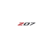 2005-2019 Corvette Spoiler Z07 Small Decal - Gloss Red Z Gloss Carbon Flash 07 - CA-79287-Corvette-Store-Online