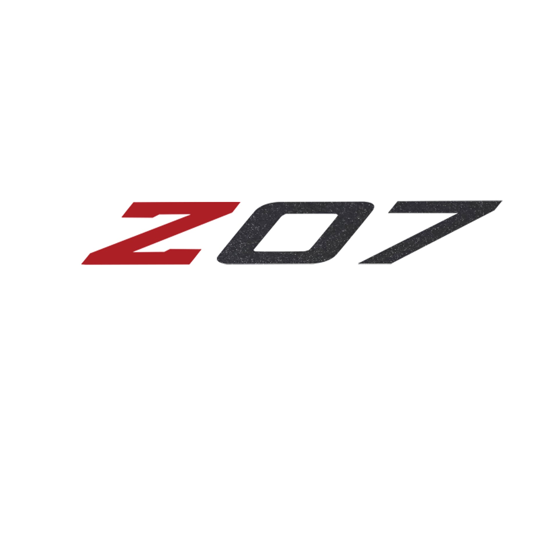 2005-2019 Corvette Spoiler Z07 Large Decal - Gloss Red Z Gloss Carbon Flash 07 - CA-79289-Corvette-Store-Online