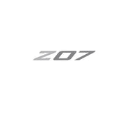 2005-2019 Corvette Spoiler Z07 Med Decal - Gloss Gray Z Matte Gray 07 - CA-79296-Corvette-Store-Online