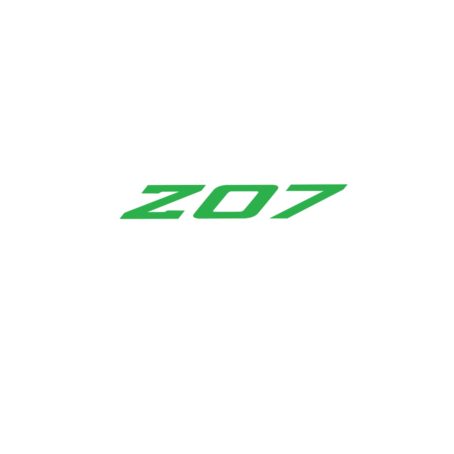 2005-2019 Corvette Spoiler Z07 Med Decal - Gloss Lime Green Z Gloss Lime Green 07 - CA-79302-Corvette-Store-Online