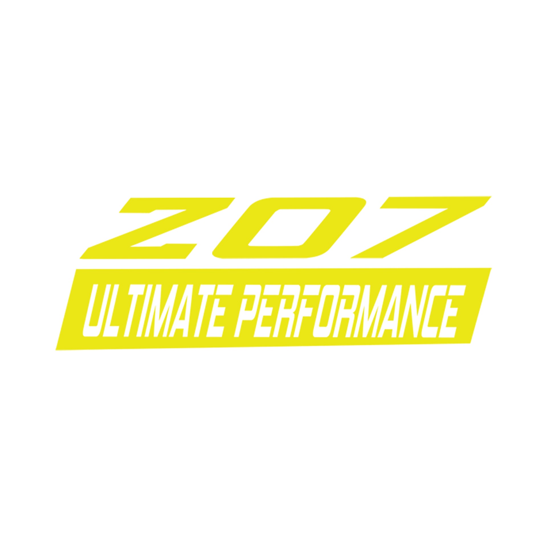 2005-2019 Corvette Spoiler Z07 Large Decal - Gloss Yellow Z Gloss Yellow 07 W/ Ult Perf Script - CA-79306-Corvette-Store-Online