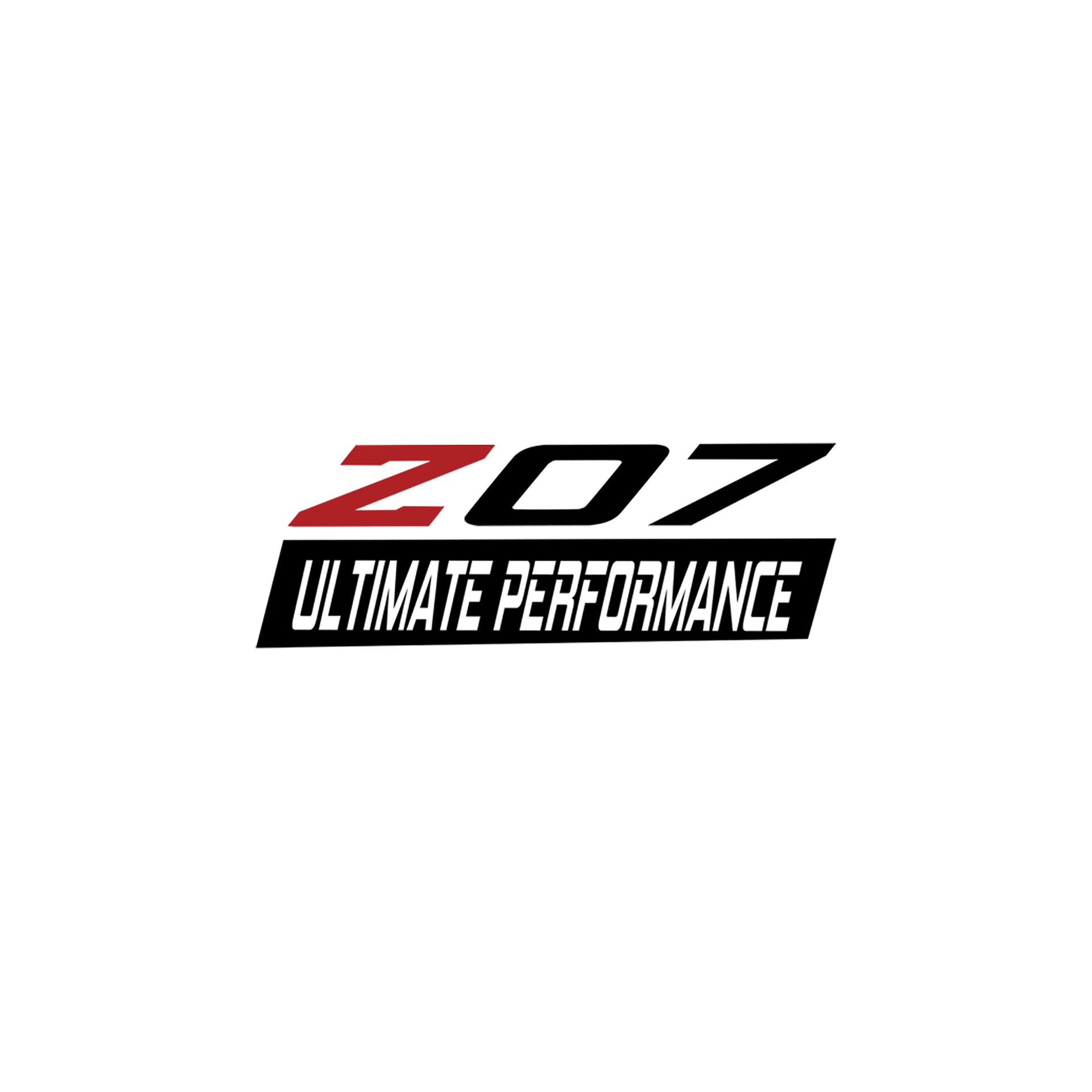 2005-2019 Corvette Spoiler Z07 Med Decal - Matte Red Z Gloss Black 07 W/ Ult Perf Script - CA-79308-Corvette-Store-Online