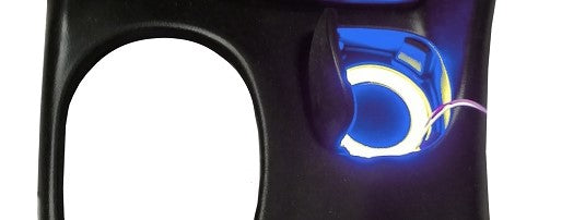 1997-2004 Corvette LED Cup Holder Accent Ring - Blue W/ Switch - CA-79348-Corvette-Store-Online