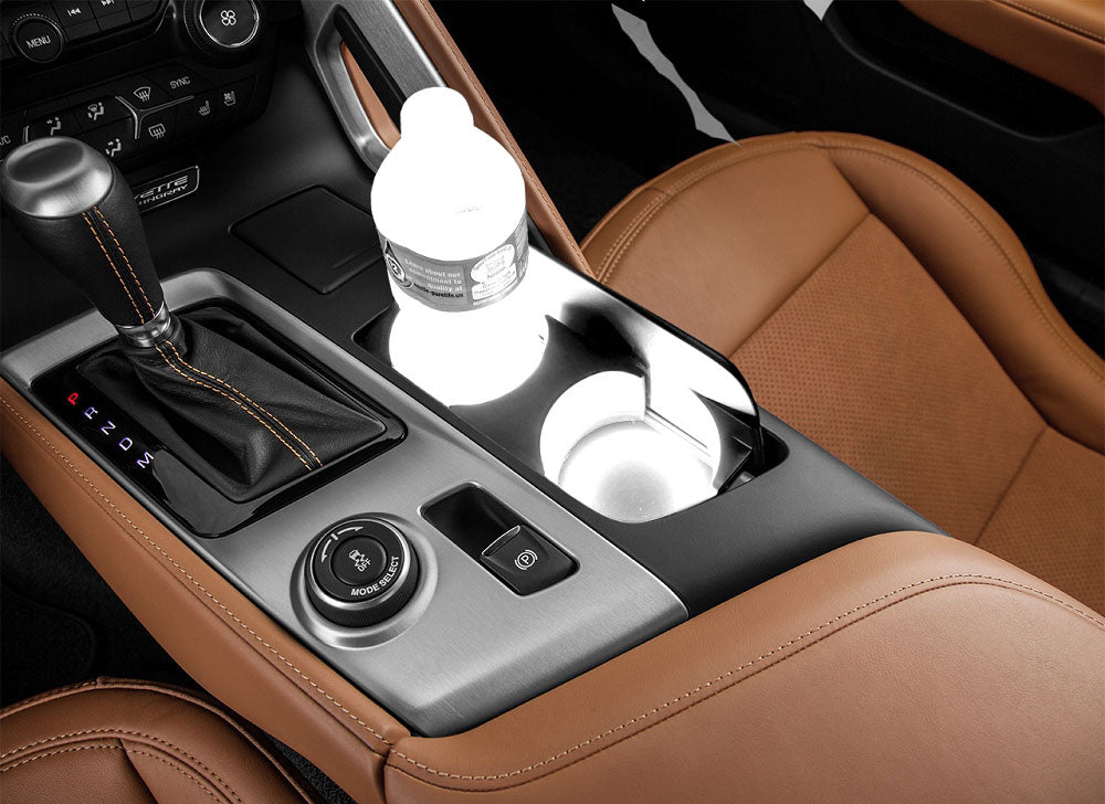 2014-2019 Corvette LED Cup Holder Accent Rings - Red W/ Switch - CA-79352-Corvette-Store-Online