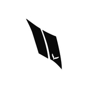 2014-2019 Corvette GS Hash Marks W/ Cutout Driver Matte Black C7 - Crossed Flags - CA-79393-Corvette-Store-Online