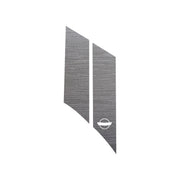 1984-1996 Corvette GS Hash Marks W/ Cutout Driver Brushed Aluminum C4 - Crossed Flags - CA-79445-Corvette-Store-Online