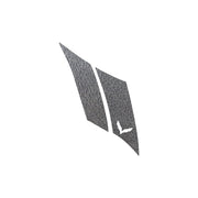 2014-2019 Corvette GS Hash Marks W/ Cutout Driver Black Faux Leather C7 - Crossed Flags - CA-79467-Corvette-Store-Online