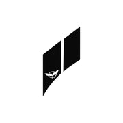 1997-2004 Corvette GS Hash Marks W/ Cutout Psngr Gloss Black C5 - Crossed Flags - CA-79473-Corvette-Store-Online