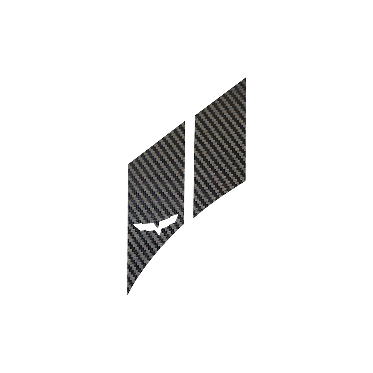 2005-2013 Corvette GS Hash Marks W/ Cutout Psngr Black Carbon Fiber C6 - Crossed Flags - CA-79492-Corvette-Store-Online