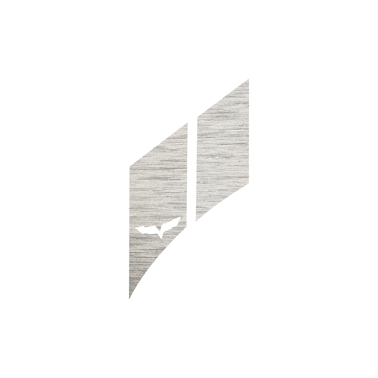 2005-2013 Corvette GS Hash Marks W/ Cutout Psngr Chrome Brushed Steel C6 - Crossed Flags - CA-79504-Corvette-Store-Online