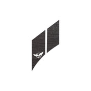 1997-2004 Corvette GS Hash Marks W/ Cutout Psngr Gunmetal Brushed Steel C5 - Crossed Flags - CA-79506-Corvette-Store-Online