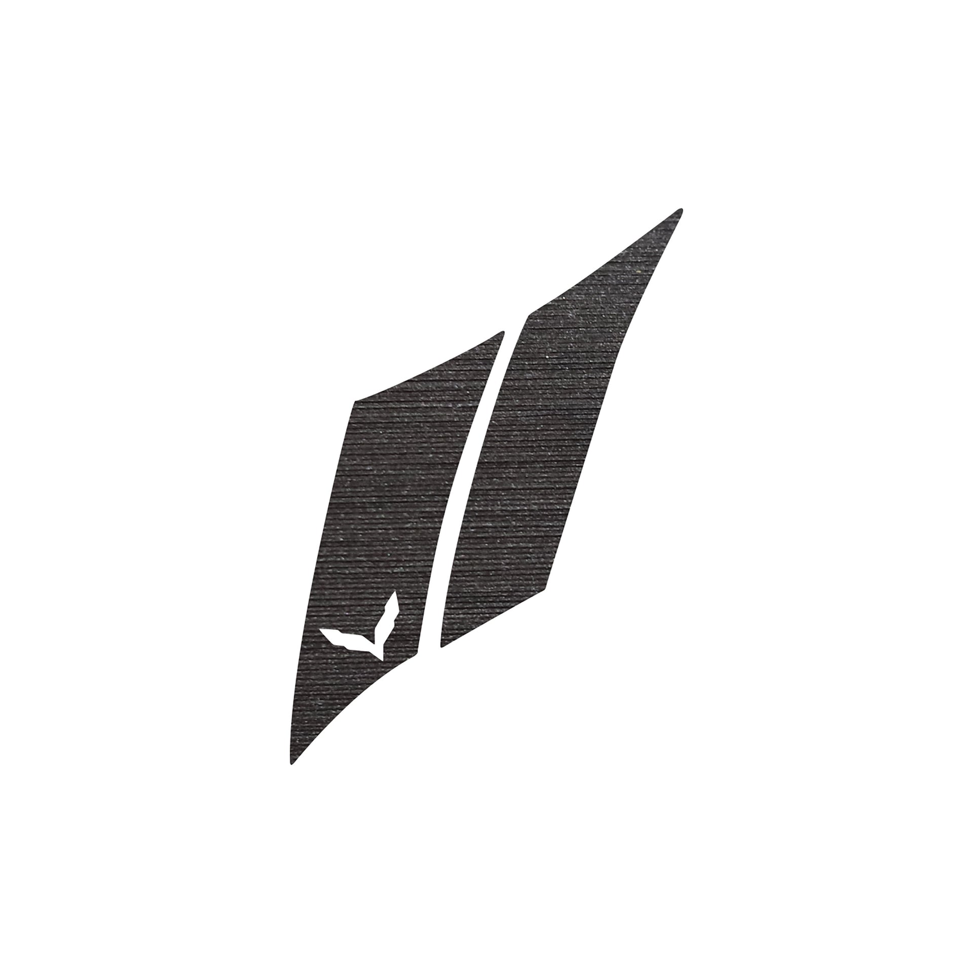 2014-2019 Corvette GS Hash Marks W/ Cutout Psngr Gunmetal Brushed Steel C7 - Crossed Flags - CA-79509-Corvette-Store-Online