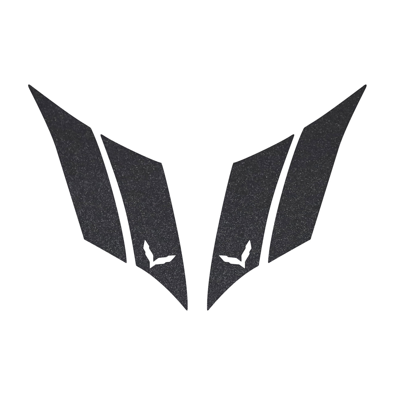 2014-2019 Corvette GS Hash Marks W/ Cutout Both Gloss Carbon Flash C7 - Crossed Flags - CA-79625-Corvette-Store-Online