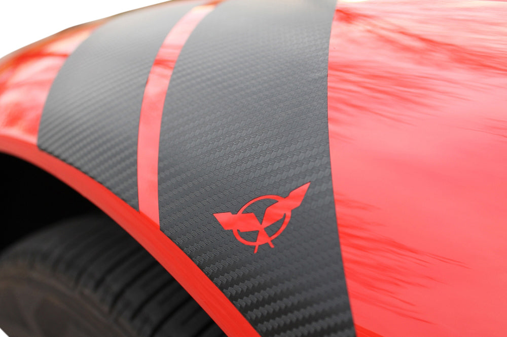 2014-2019 Corvette GS Hash Marks W/ Cutout Both Gloss Carbon Flash C7 - Z51 - CA-79626-Corvette-Store-Online