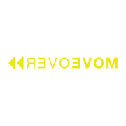 1953-2025 Corvette MOVE OVER Script Windshield Banner Decal - 45 inch Gloss Yellow - CA-79709-Corvette-Store-Online