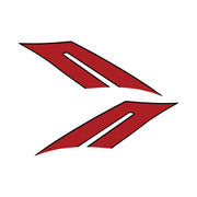 2015-2019 Corvette Fender Hash Marks -2017 GS Style - Gloss Black / Gloss Red - LH & RH - CA-79859-Corvette-Store-Online