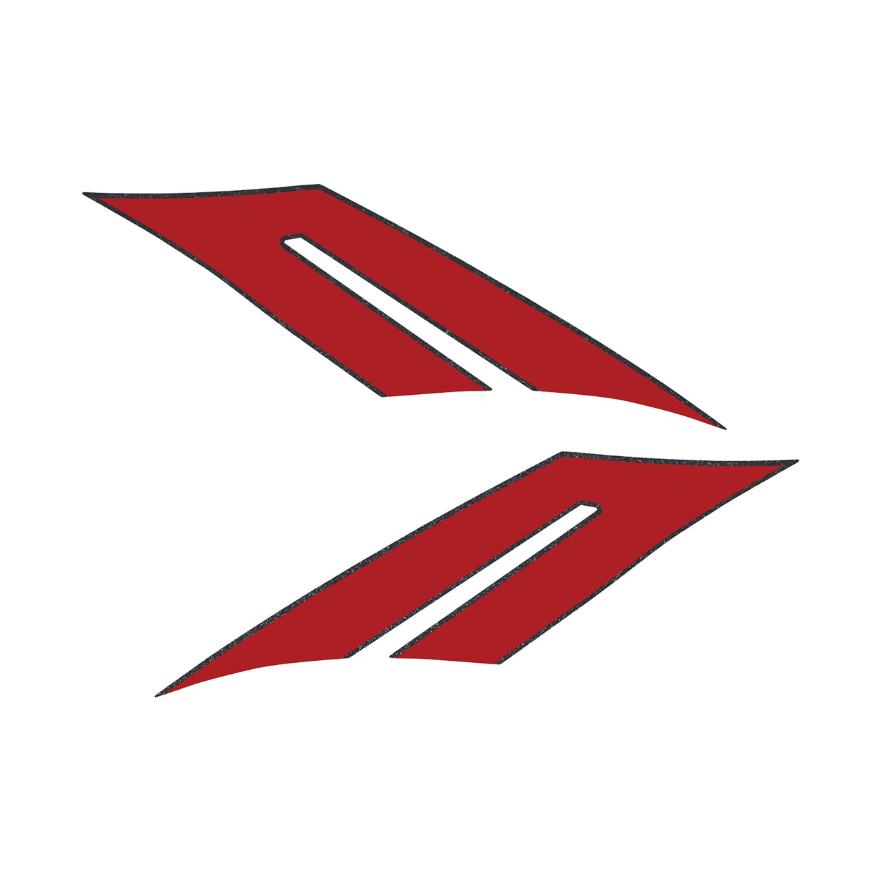 2015-2019 Corvette Fender Hash Marks -2017 GS Style - Gloss Carbon Flash / Gloss Red - LH & RH - CA-79875-Corvette-Store-Online