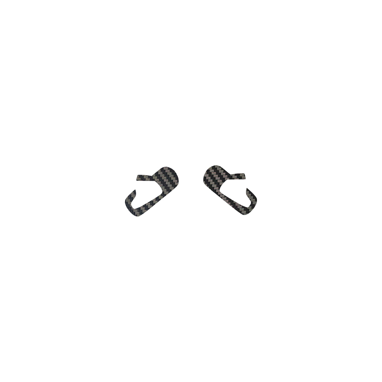 2014-2019 Corvette Vinyl Door Button Decal Set - Pair - Black Carbon Fiber - CA-79935-Corvette-Store-Online