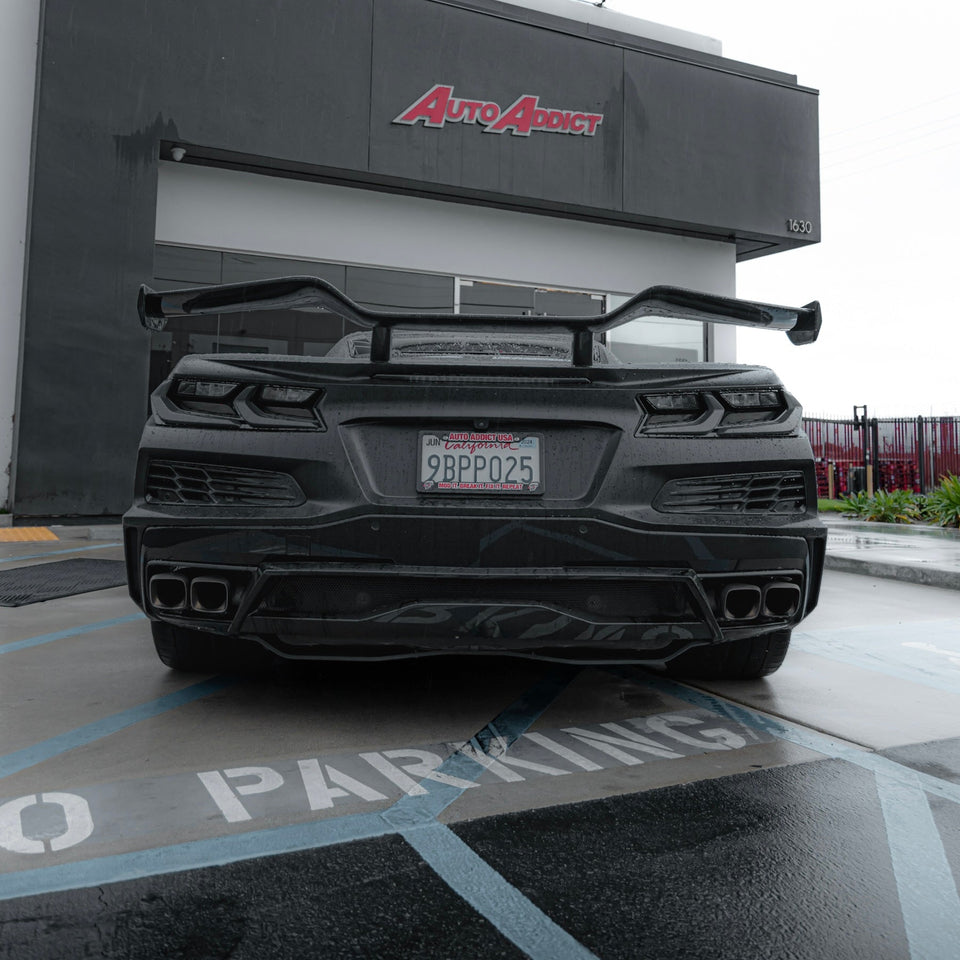 C8 Corvette Stingray 2020-2024 Z06 Track Package Rear Bumper Conversion ...