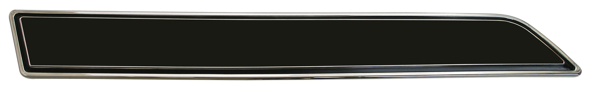 1977-1977 Corvette Door Panel Insert Plate W/Black Insert LH - CA-8992-Corvette-Store-Online