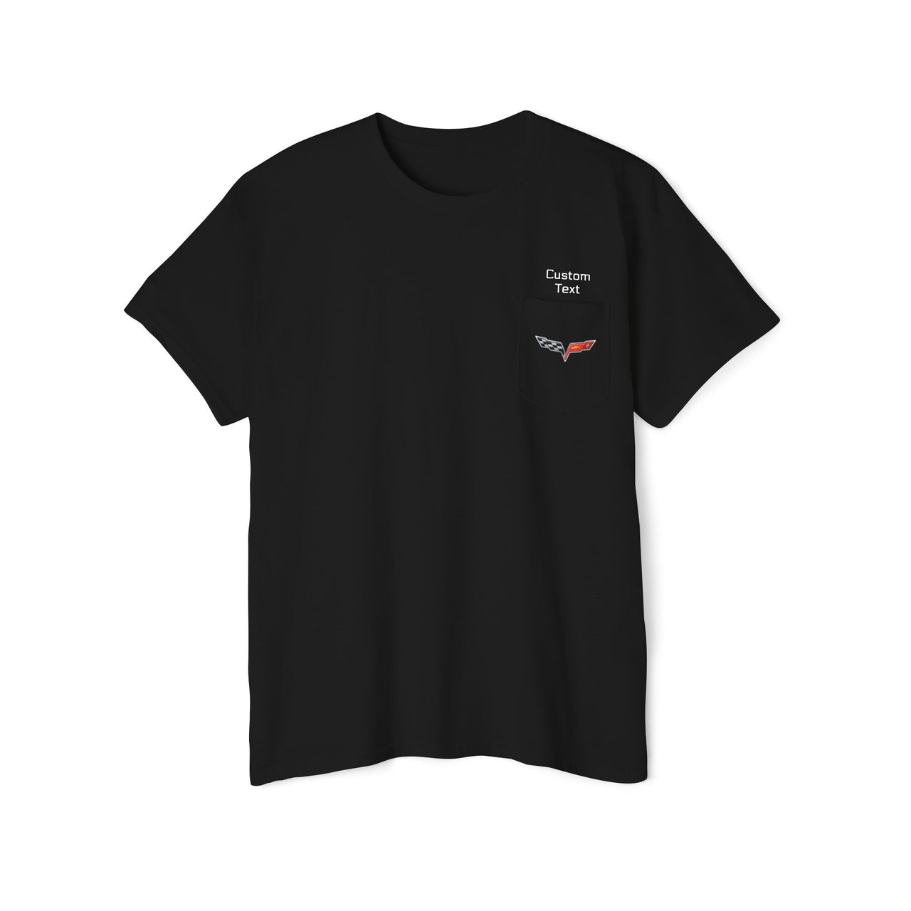 C6 Corvette Personalized Unisex Cotton Pocket Tee