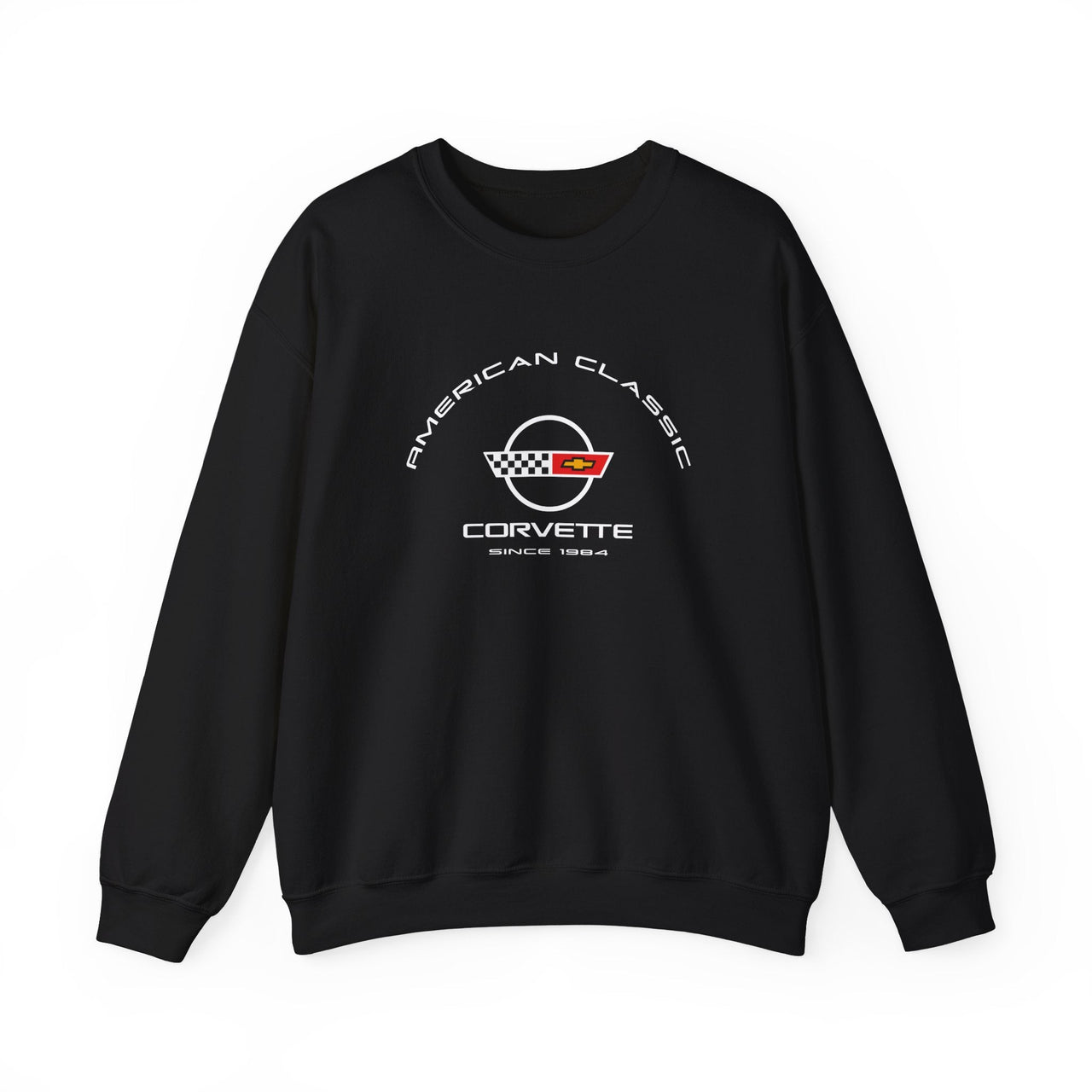 C4 Corvette Crew Neck Long Sleeve Heavy Duty Sweatshirt