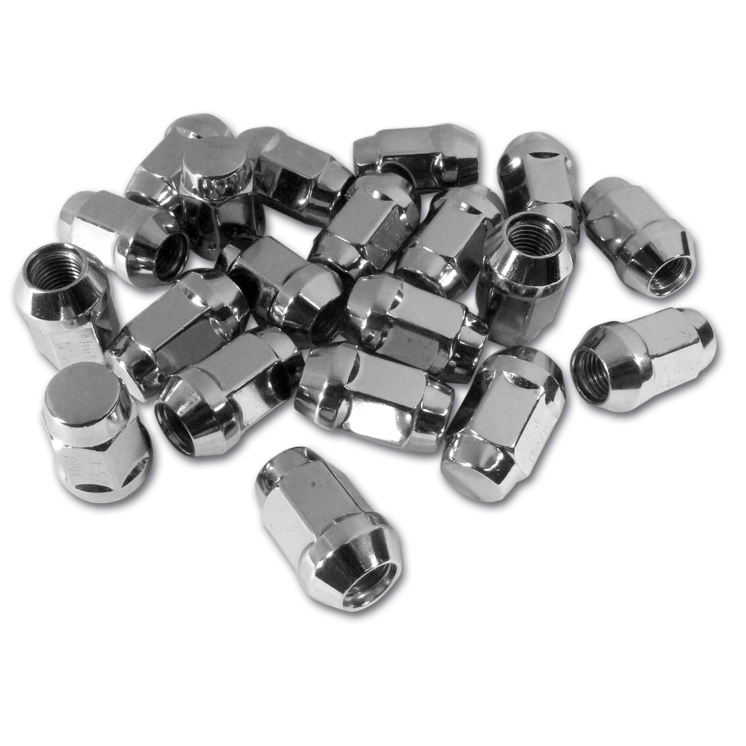 1984-2019 Corvette Lug Nuts Chrome 12mm X 15 - 20 Piece Set - CA