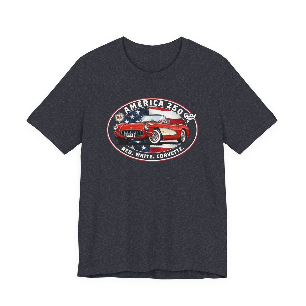 Corvette America 250 "250 Years of Freedom" Premium C1 Oval Short-Sleeve Tee