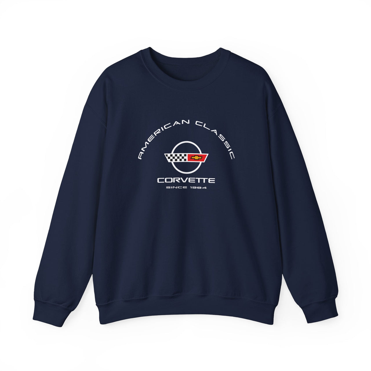 C4 Corvette Crew Neck Long Sleeve Heavy Duty Sweatshirt