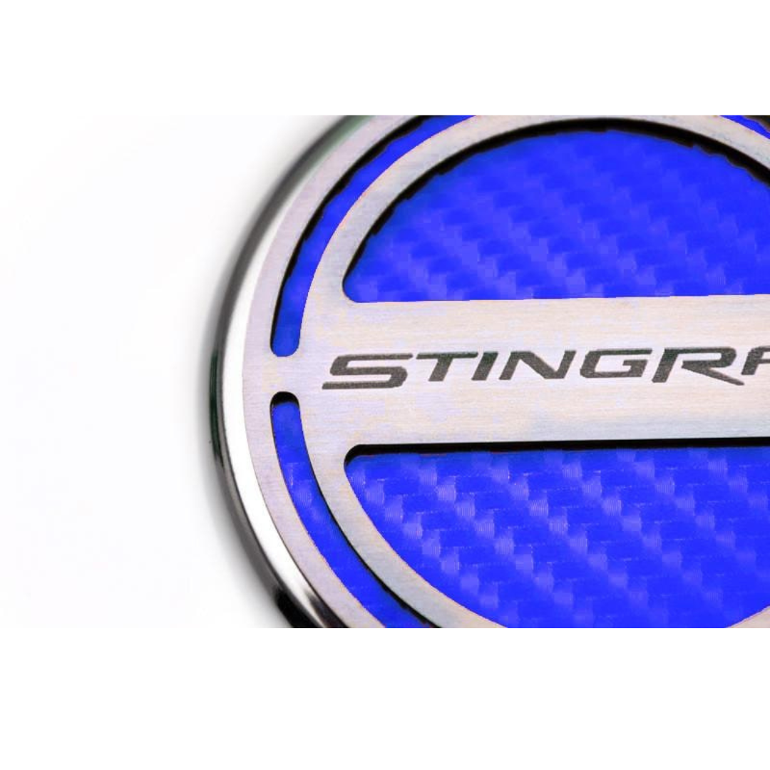 C7 Corvette (Manual) Stingray Fluid Cap Cover 6Pc Set | Stingray Script
