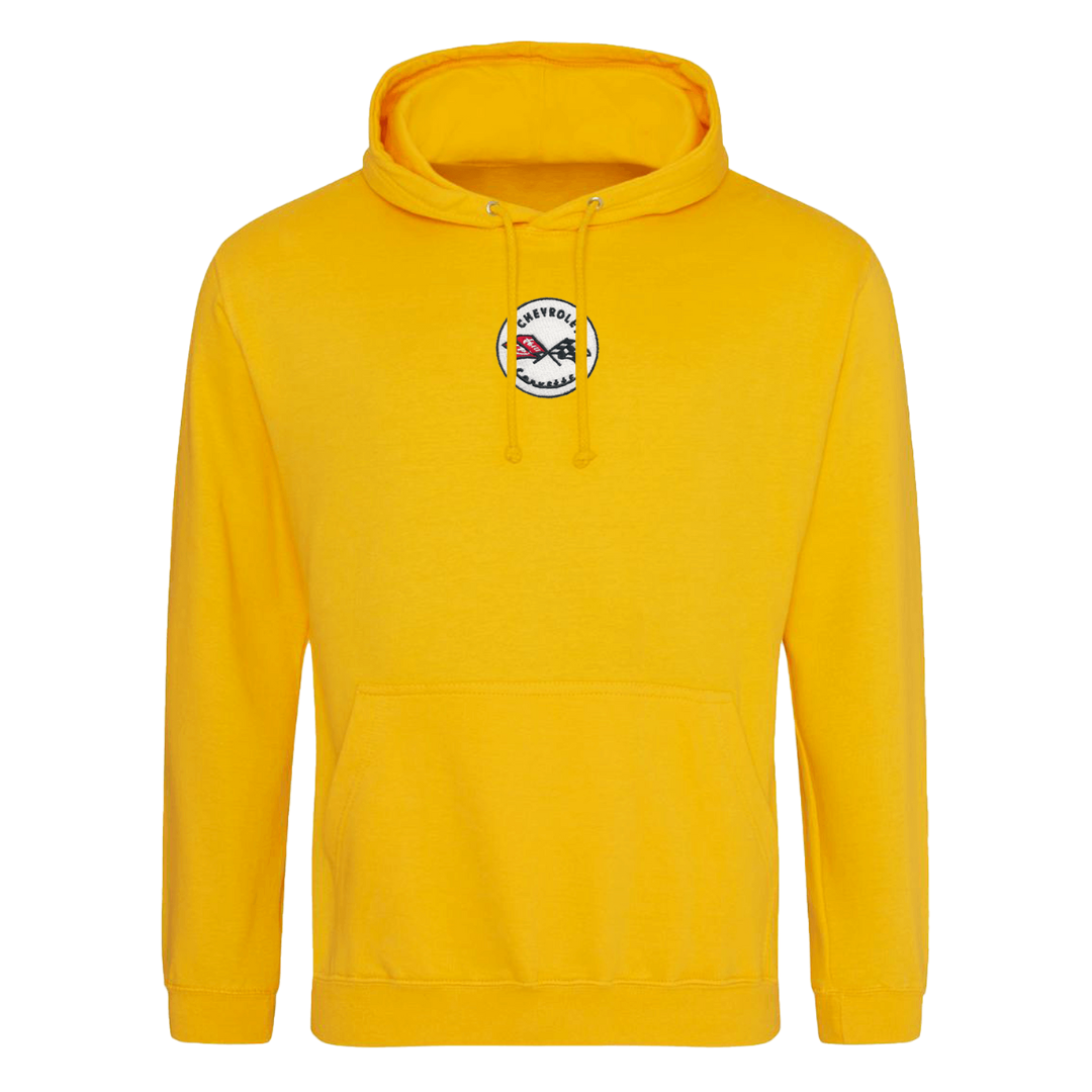 Corvette Embroidered Hoodie - Gold