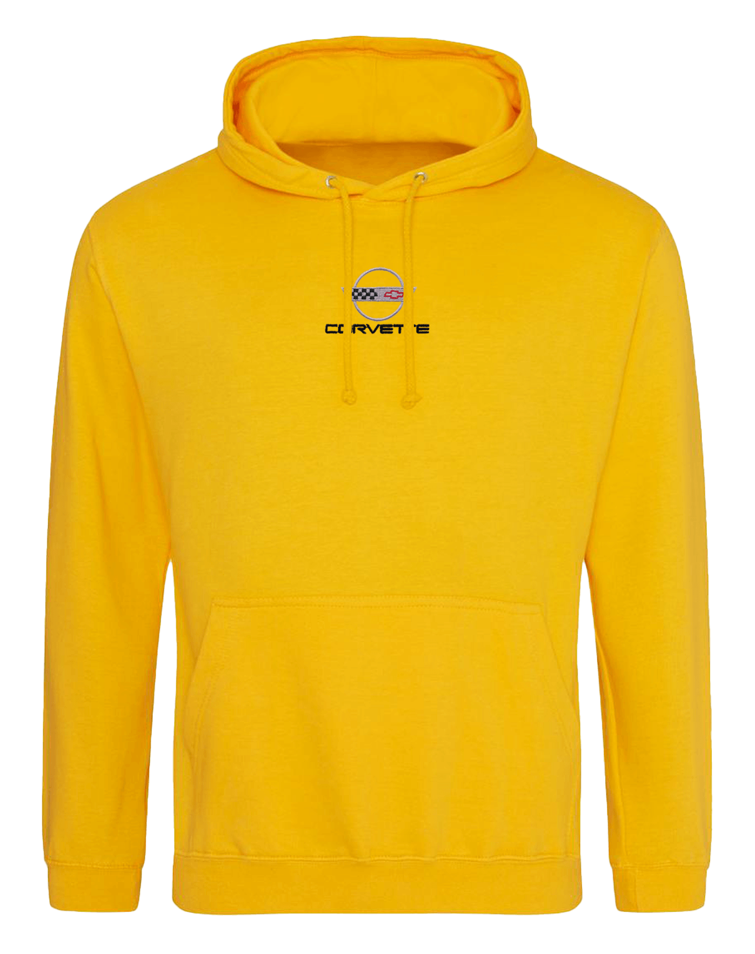 Corvette hoodie yellow hotsell