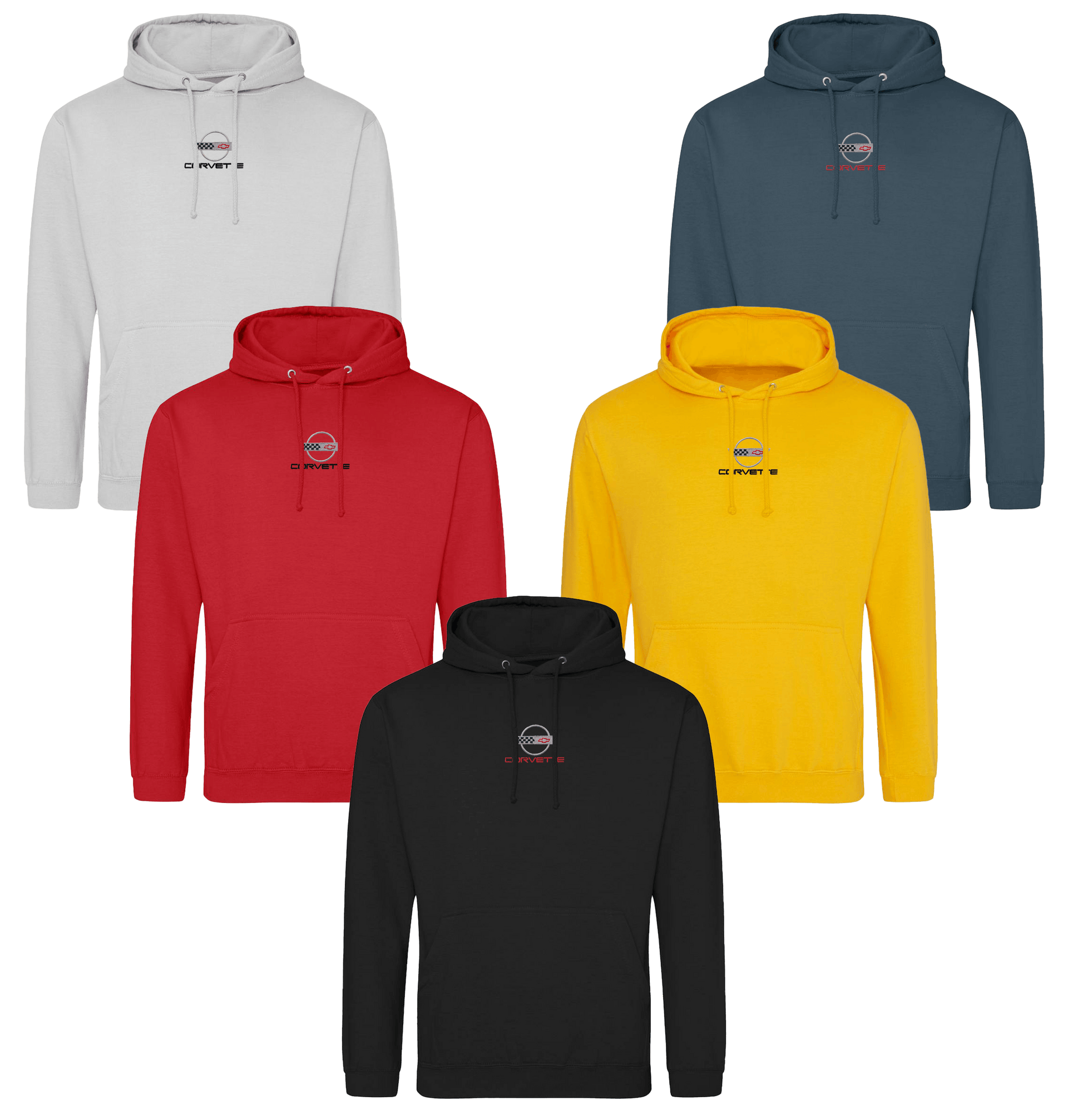 C4 Corvette Embroidered Hoodie Corvette Store Online