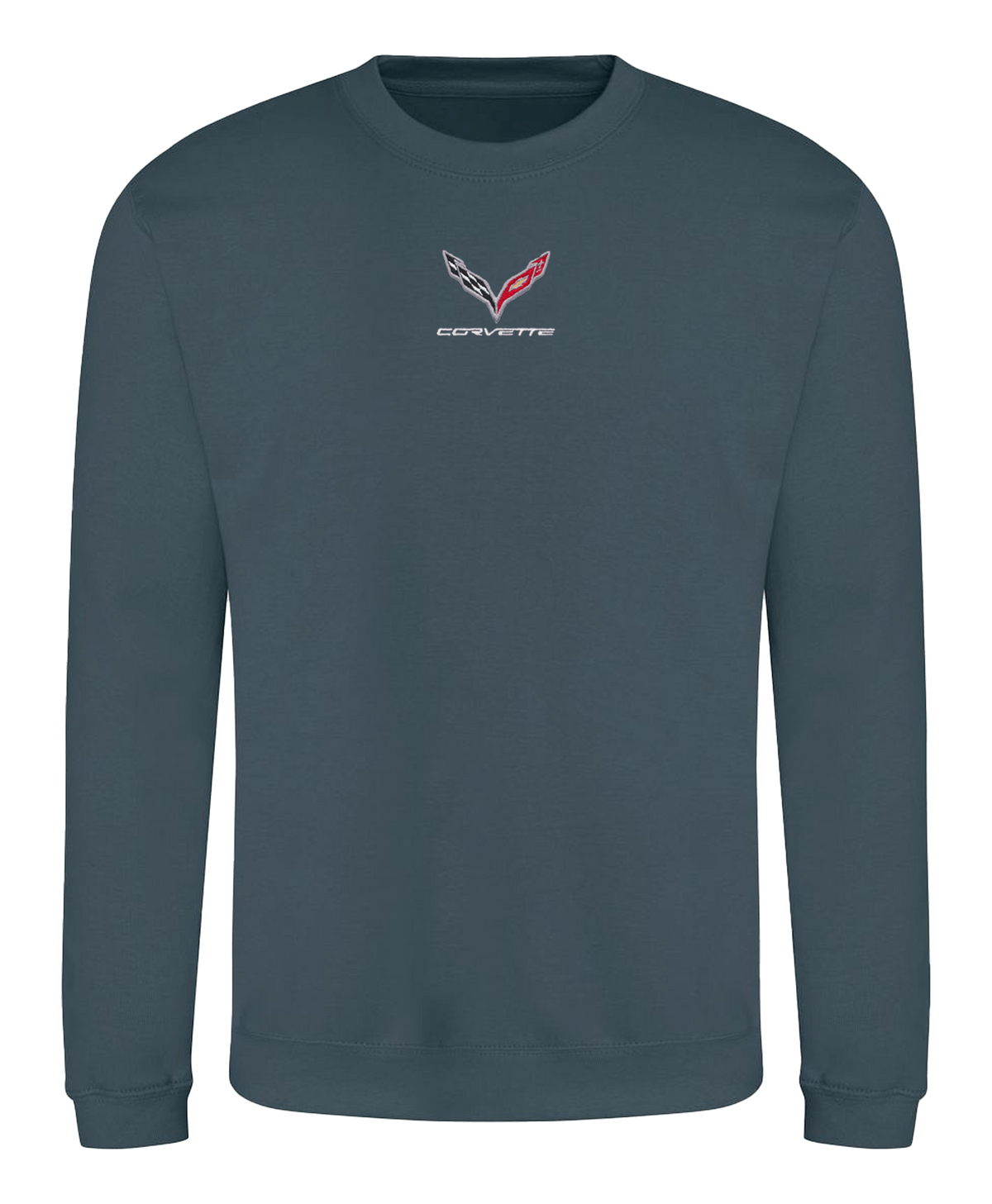 C7 Corvette Embroidered Crew Neck Sweatshirt | Corvette Store Online