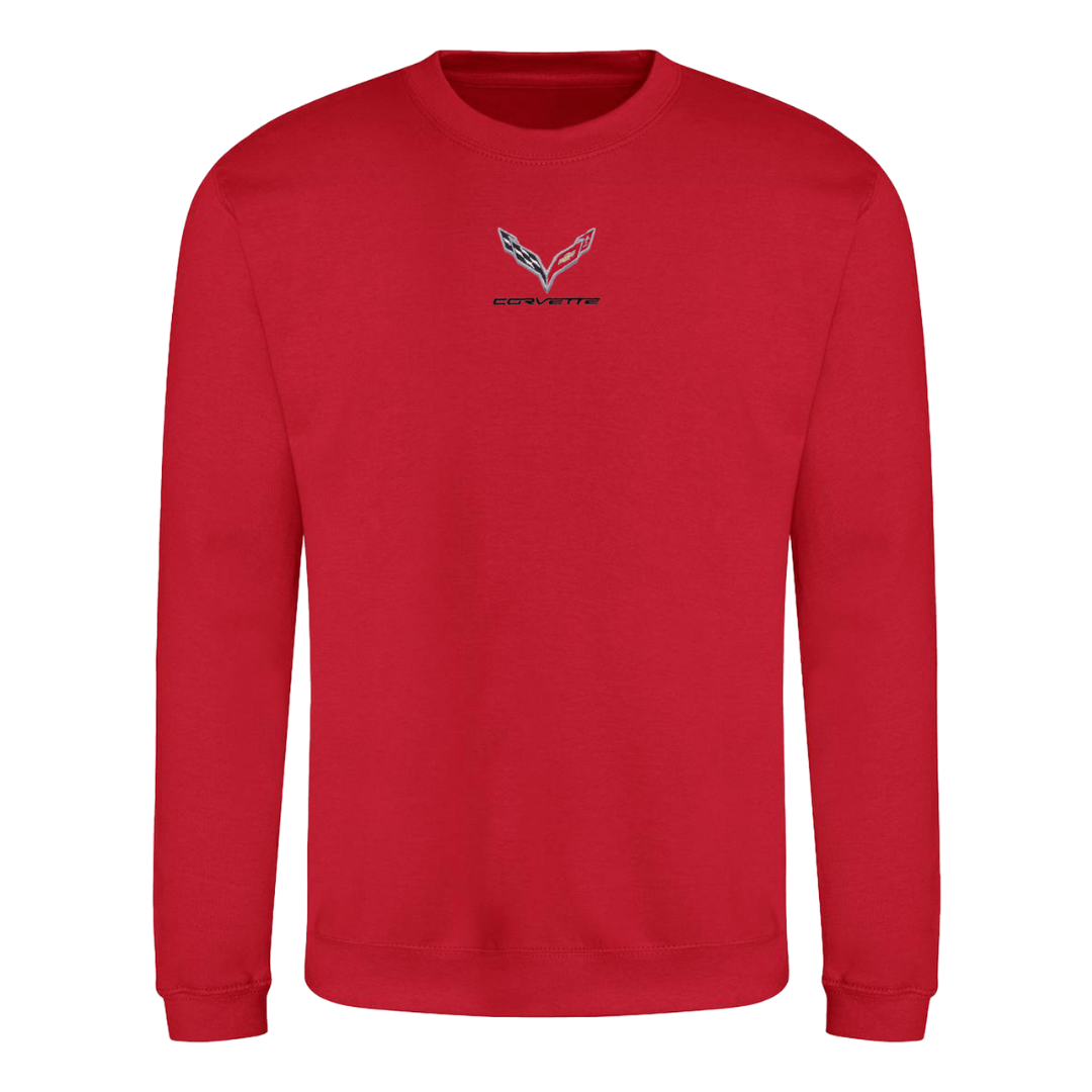 C7 Corvette Embroidered Crew Neck Sweatshirt