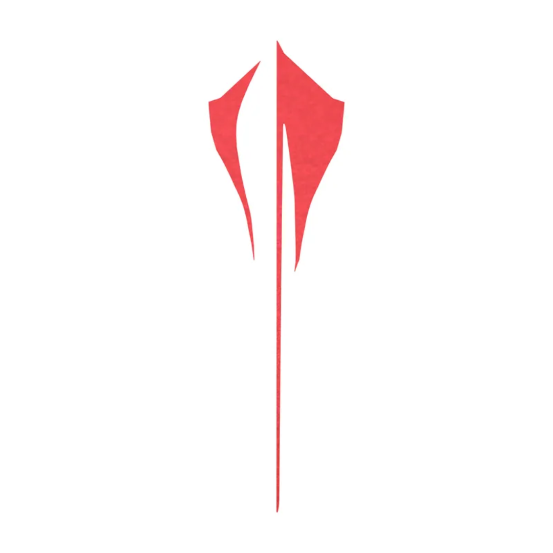 C8 2020-2026 Corvette Rear Stingray Emblem Shadow Overlay Outline Decal - CA