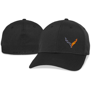 Black C8 Corvette Hat / Cap - Sonic Weld Logo
