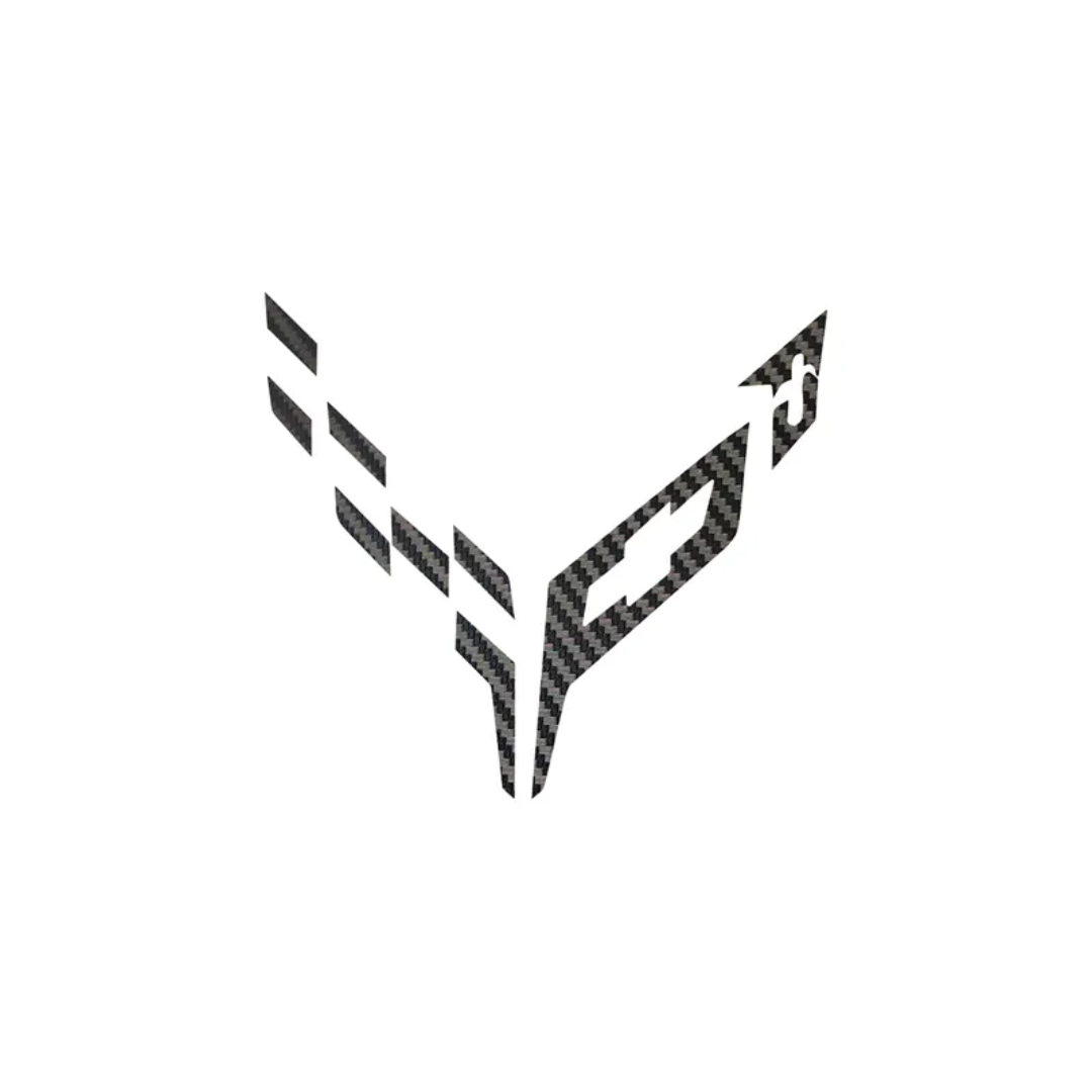 C8 2020-2026 Corvette Engine Cover Emblem Overlay - CA