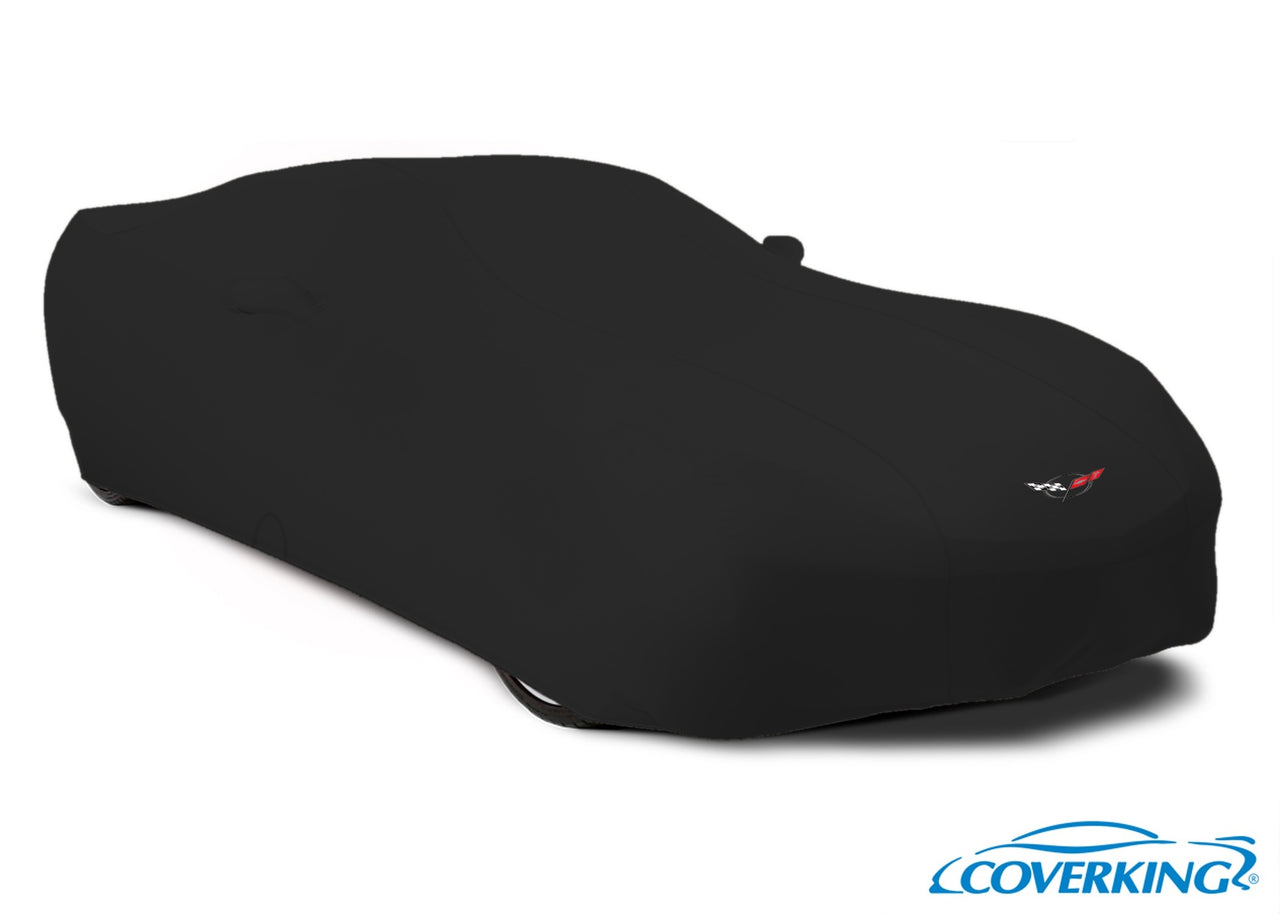 1997-2004 C5 Corvette Satin Stretch Indoor Car Cover w/ C5 Logo - Coverking
