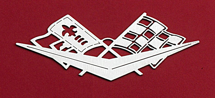 C1 Corvette Christmas / Holiday Ornament - Set of 2