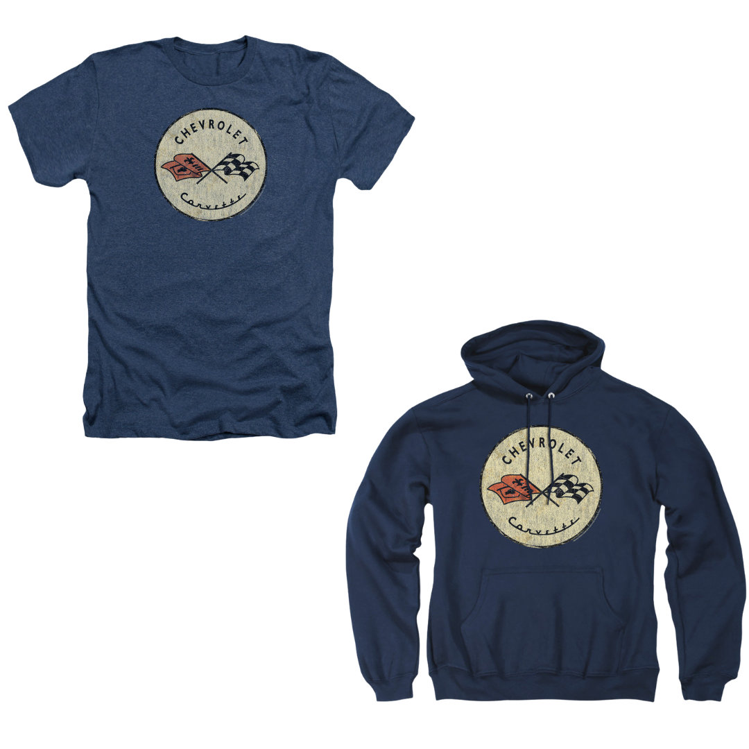 C1 Corvette Old Vette Navy Bundle – Hoodie + Tee