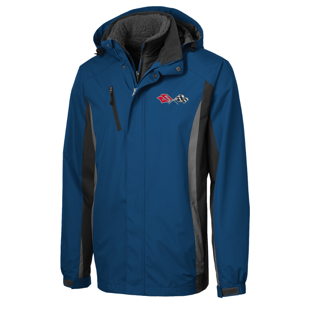 C3 Blue Core365 Polo & Colorblock Jacket Bundle