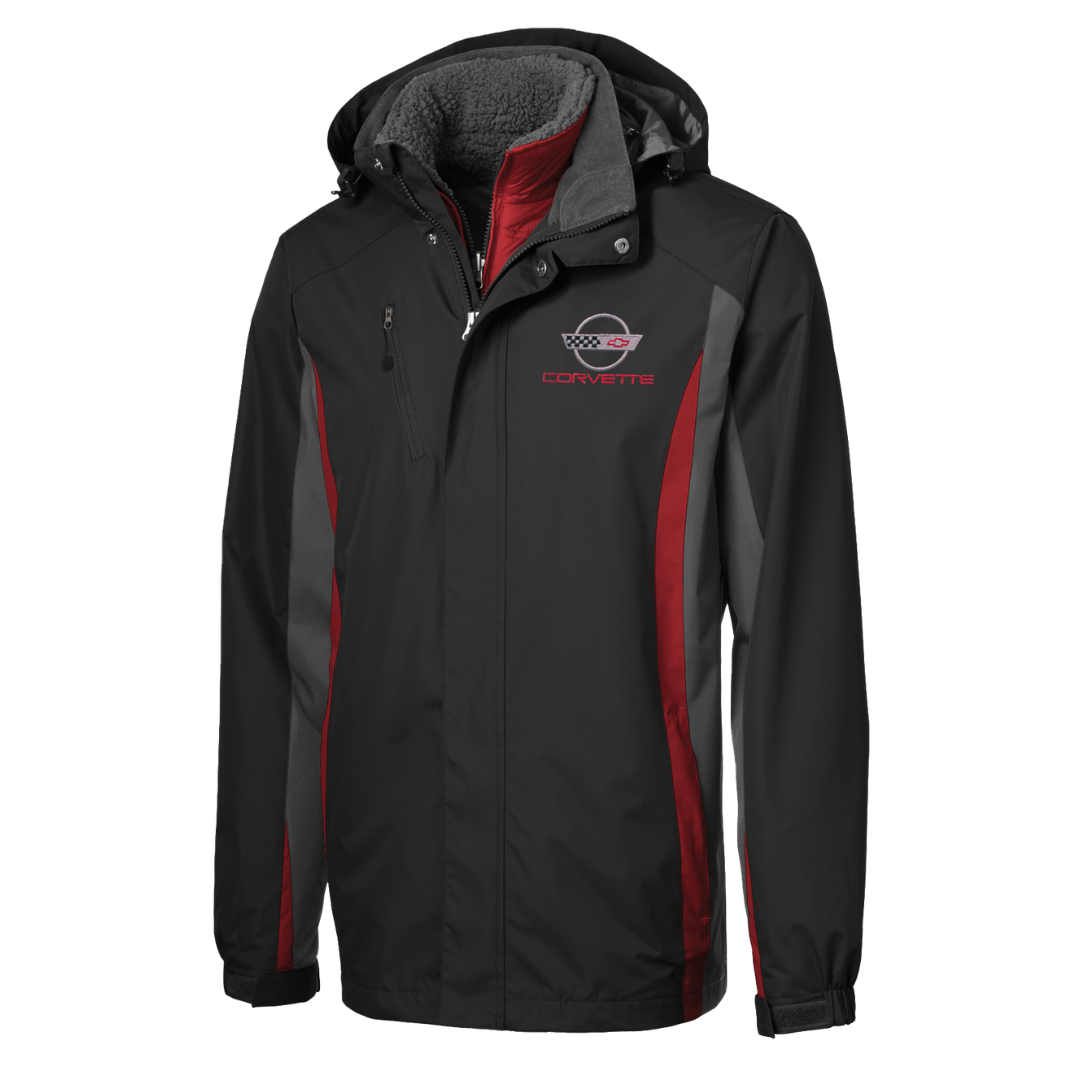 C4 Red Core365 Polo & Colorblock Jacket Bundle